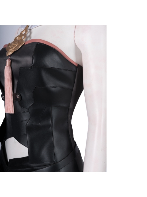 Game Fire Emblem Three Houses Female Leading Role Byleth Black Battle Suit Halloween Cosplay Costume Set
