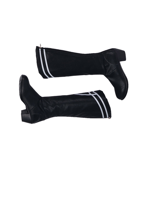 Game Fire Emblem Three Houses Female Leading Role Byleth Black Battle Suit Halloween Cosplay Accessories Black Boots