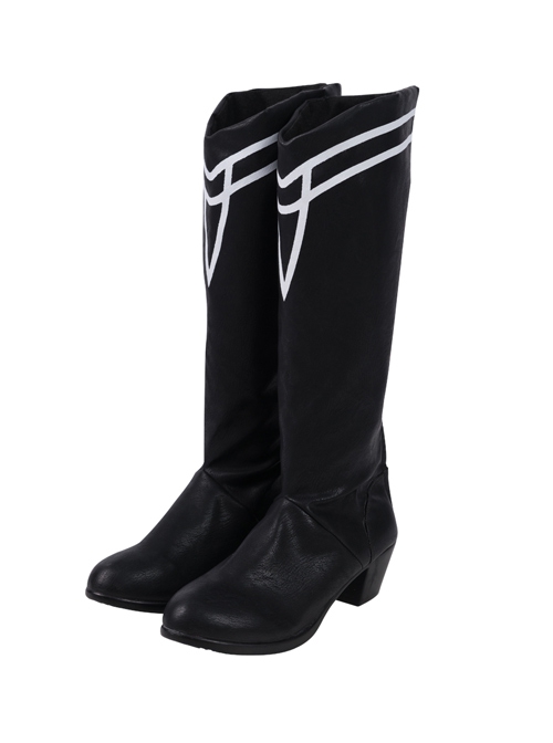 Game Fire Emblem Three Houses Female Leading Role Byleth Black Battle Suit Halloween Cosplay Accessories Black Boots