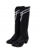 Game Fire Emblem Three Houses Female Leading Role Byleth Black Battle Suit Halloween Cosplay Accessories Black Boots
