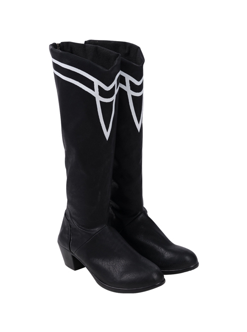 Game Fire Emblem Three Houses Female Leading Role Byleth Black Battle Suit Halloween Cosplay Accessories Black Boots