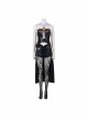 Game Fire Emblem Three Houses Female Leading Role Byleth Black Battle Suit Halloween Cosplay Accessories Black Mesh Socks