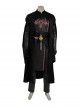 Game Fire Emblem Three Houses Male Leading Role Byleth Black Battle Suit Halloween Cosplay Costume Set