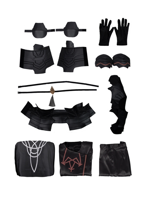 Game Fire Emblem Three Houses Male Leading Role Byleth Black Battle Suit Halloween Cosplay Costume Set