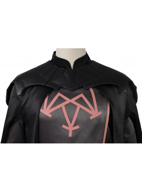 Game Fire Emblem Three Houses Male Leading Role Byleth Black Battle Suit Halloween Cosplay Costume Set