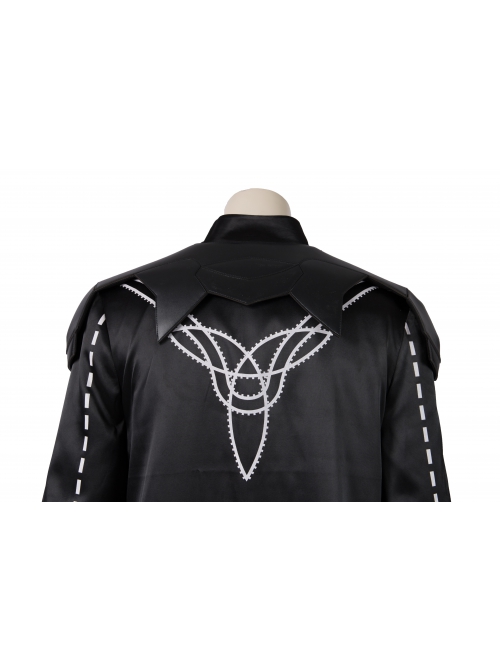 Game Fire Emblem Three Houses Male Leading Role Byleth Black Battle Suit Halloween Cosplay Costume Set