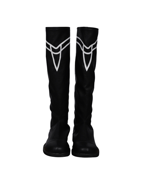 Game Fire Emblem Three Houses Male Leading Role Byleth Black Battle Suit Halloween Cosplay Accessories Boots