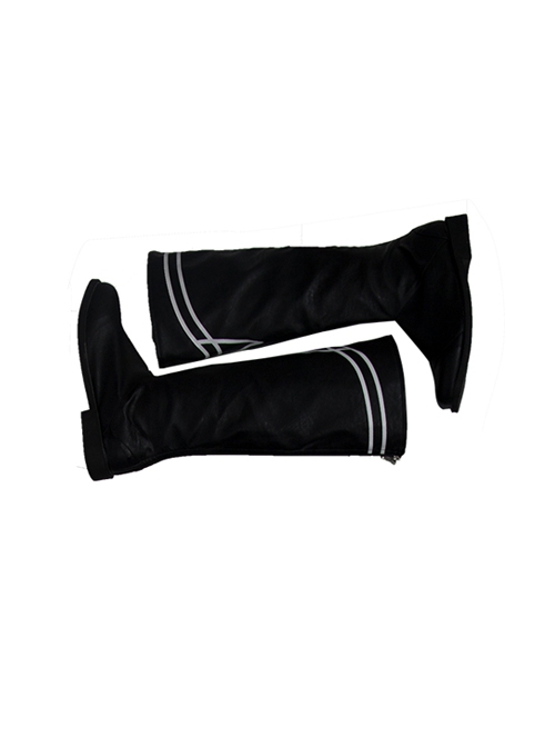 Game Fire Emblem Three Houses Male Leading Role Byleth Black Battle Suit Halloween Cosplay Accessories Boots