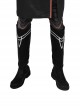 Game Fire Emblem Three Houses Male Leading Role Byleth Black Battle Suit Halloween Cosplay Accessories Boots