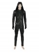 Arrow Season 8 Green Arrow Oliver Queen Battle Suit Halloween Cosplay Costume Set