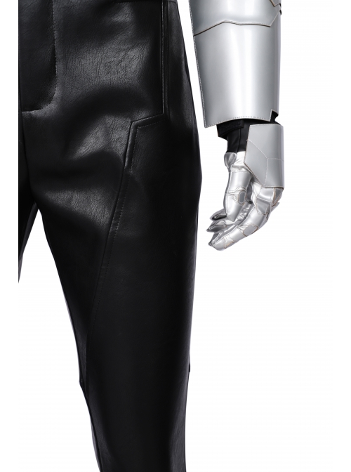 Game Cyberpunk 2077 Johnny Silverhand Keanu Reeves Halloween Cosplay Costume Set