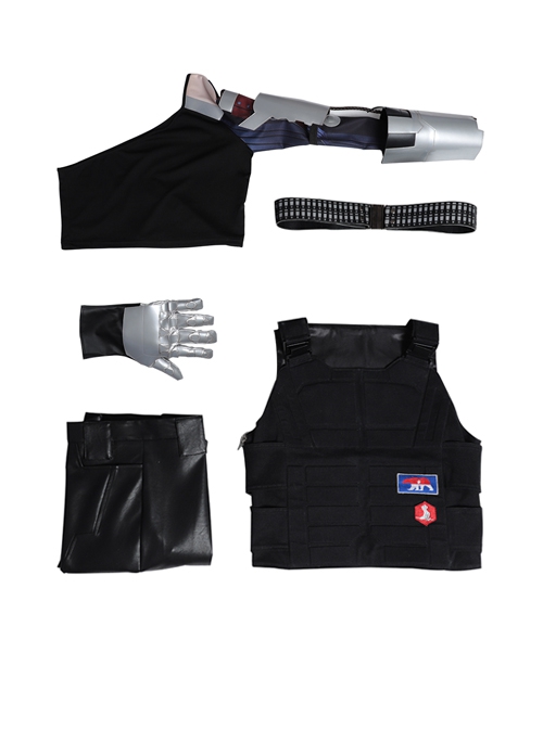 Game Cyberpunk 2077 Johnny Silverhand Keanu Reeves Halloween Cosplay Costume Set