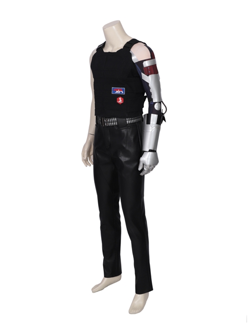 Game Cyberpunk 2077 Johnny Silverhand Keanu Reeves Halloween Cosplay Costume Set
