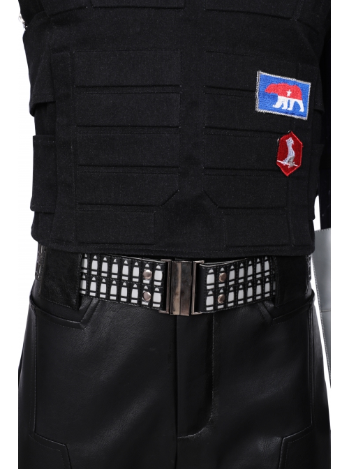 Game Cyberpunk 2077 Johnny Silverhand Keanu Reeves Halloween Cosplay Costume Set