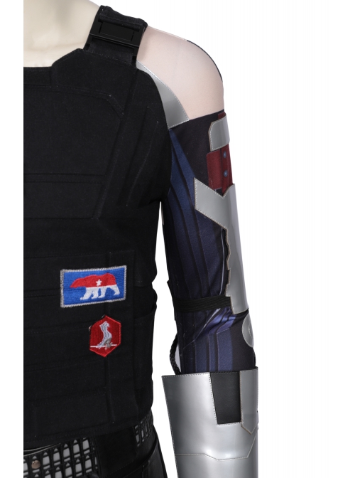 Game Cyberpunk 2077 Johnny Silverhand Keanu Reeves Halloween Cosplay Costume Set