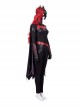 TV Drama Batwoman 2019 Kate Kane Black Battle Suit Halloween Cosplay Costume Set