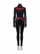 TV Drama Batwoman 2019 Kate Kane Black Battle Suit Halloween Cosplay Costume Set