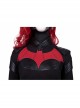 TV Drama Batwoman 2019 Kate Kane Black Battle Suit Halloween Cosplay Costume Set