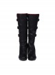TV Drama Batwoman 2019 Kate Kane Black Battle Suit Halloween Cosplay Accessories Black Boots