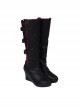 TV Drama Batwoman 2019 Kate Kane Black Battle Suit Halloween Cosplay Accessories Black Boots