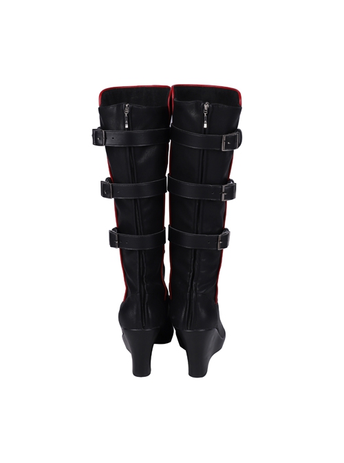 TV Drama Batwoman 2019 Kate Kane Black Battle Suit Halloween Cosplay Accessories Black Boots