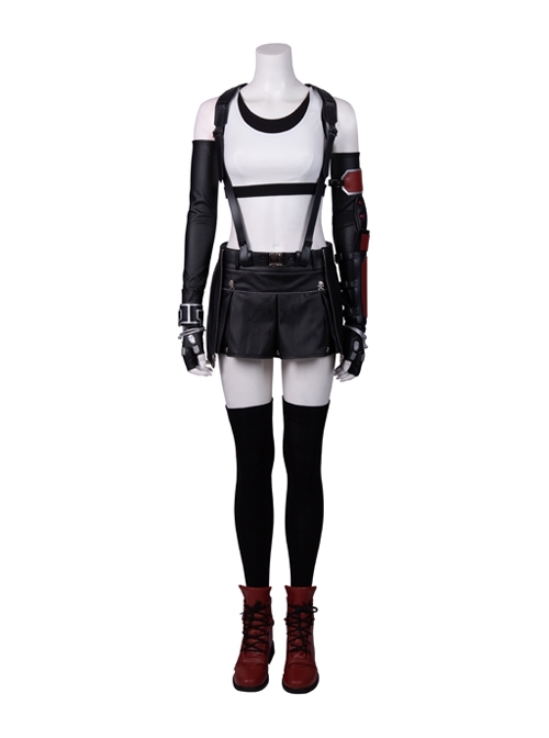 Final Fantasy VII Remake Tifa Lockhart Halloween Cosplay New Version Costume Set