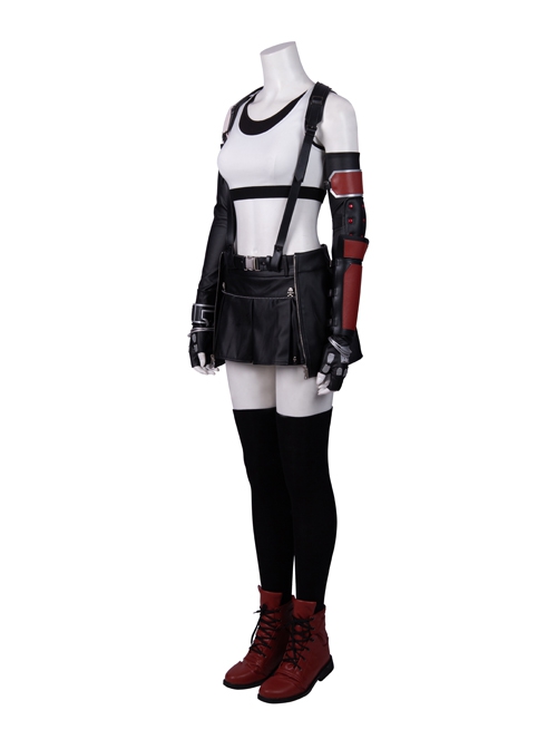 Final Fantasy VII Remake Tifa Lockhart Halloween Cosplay New Version Costume Set