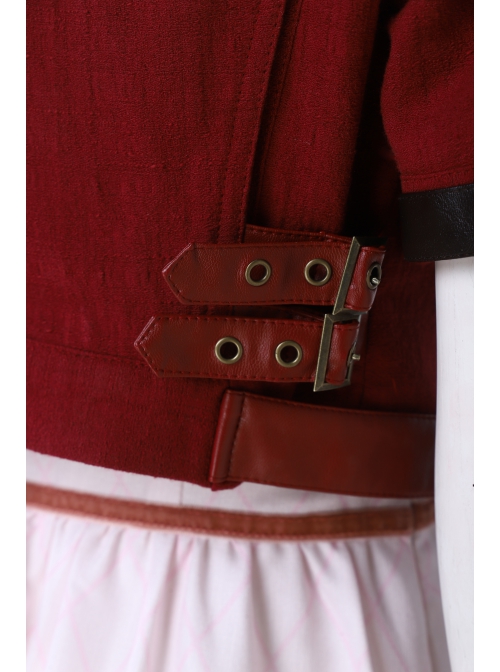 Crisis Core Final Fantasy VII Aerith Gainsborough New Version Halloween Cosplay Costume Set