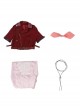 Crisis Core Final Fantasy VII Aerith Gainsborough New Version Halloween Cosplay Costume Set