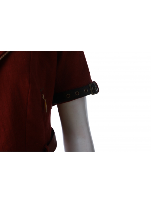 Crisis Core Final Fantasy VII Aerith Gainsborough New Version Halloween Cosplay Costume Set