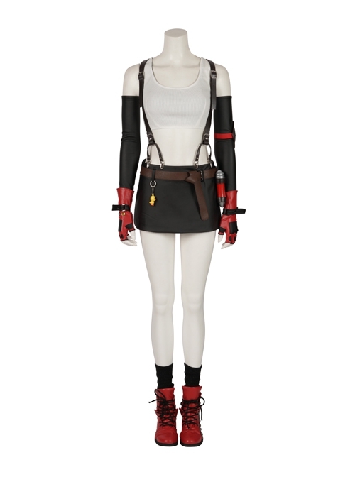 Final Fantasy VII Remake Tifa Lockhart Halloween Cosplay Costume Set
