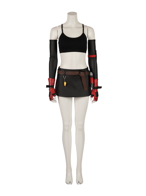 Final Fantasy VII Remake Tifa Lockhart Halloween Cosplay Costume Set