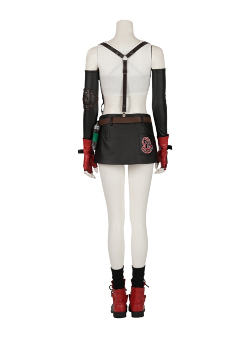 Final Fantasy VII Remake Tifa Lockhart Halloween Cosplay Costume Set