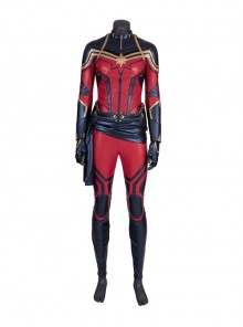 The Avengers 4 Endgame Captain Marvel Carol Danvers Halloween Cosplay Costume Set