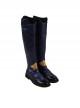 The Avengers 4 Endgame Captain Marvel Carol Danvers Halloween Cosplay Accessories Blue Boots