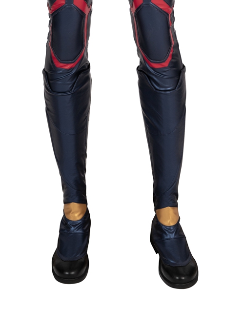 The Avengers 4 Endgame Captain Marvel Carol Danvers Halloween Cosplay Accessories Blue Boots