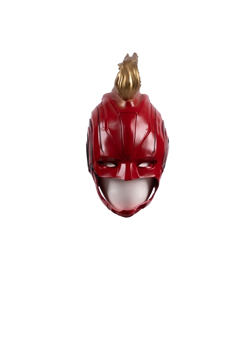The Avengers 4 Endgame Captain Marvel Carol Danvers Halloween Cosplay Accessories Red Helmet