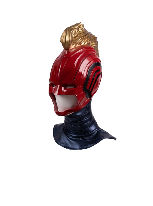 The Avengers 4 Endgame Captain Marvel Carol Danvers Halloween Cosplay Accessories Red Helmet