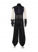 Final Fantasy VII Remake Cloud Strife Dark Blue Version Halloween Cosplay Costume Set