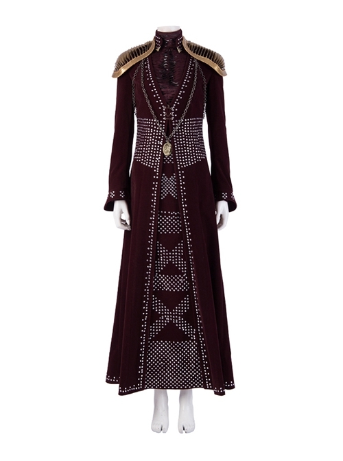 Game Of Thrones Season 8 Cersei Lannister Halloween Cosplay Costume Full Set