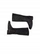 Game Of Thrones Season 8 Jon Snow Brown Fur Collar Black Cloak Suit Halloween Cosplay Accessories Black Long Boots