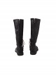 Game Of Thrones Season 8 Jon Snow Brown Fur Collar Black Cloak Suit Halloween Cosplay Accessories Black Long Boots