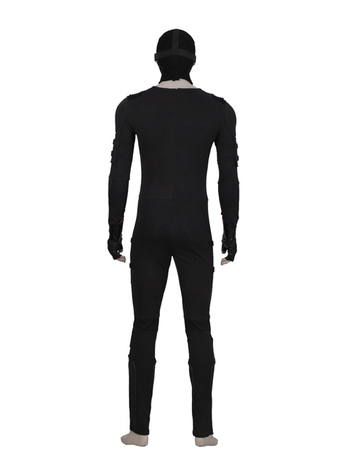 Spider-Man Far From Home Peter Parker Sneak Version Black Battle Suit Halloween Cosplay Costume Set