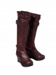 The Avengers 4 Endgame Nebula Halloween Cosplay Second Version Accessories Red Boots