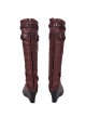 The Avengers 4 Endgame Nebula Halloween Cosplay Second Version Accessories Red Boots