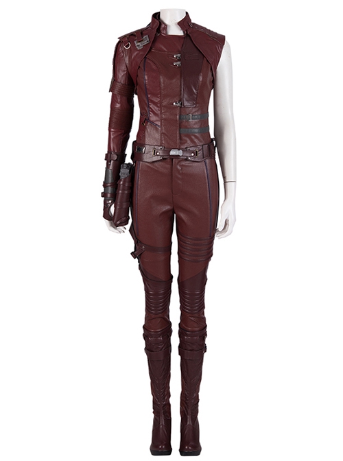 The Avengers 4 Endgame Nebula Halloween Cosplay Second Version Accessories Red Boots