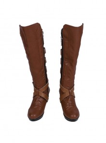 The Avengers 4 Endgame Nebula Halloween Cosplay First Version Accessories Brown Boots