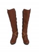 The Avengers 4 Endgame Nebula Halloween Cosplay First Version Accessories Brown Boots