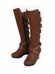 The Avengers 4 Endgame Nebula Halloween Cosplay First Version Accessories Brown Boots