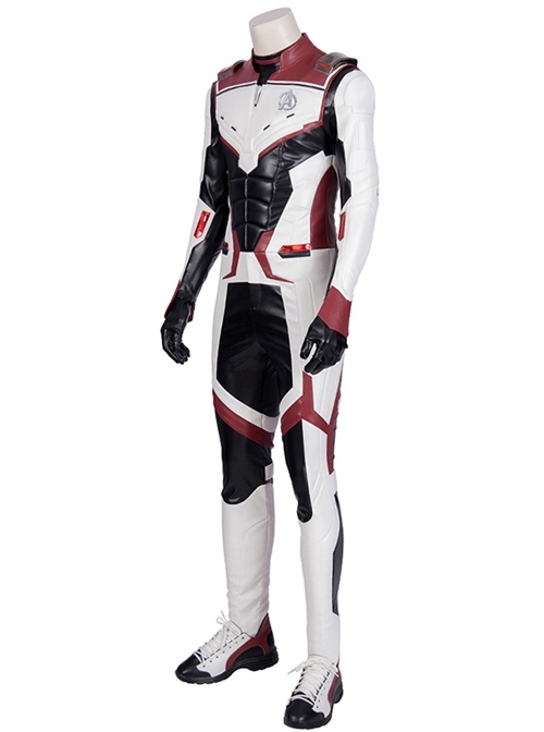 The Avengers 4 Endgame Superhero Quantum Battle Suit Halloween Cosplay Costume Set